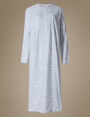 Pure Cotton Ditsy Print Nightdress